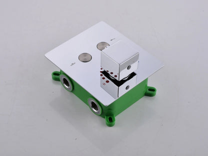 Thermostatische inbouw regendoucheset - Saga Chroom