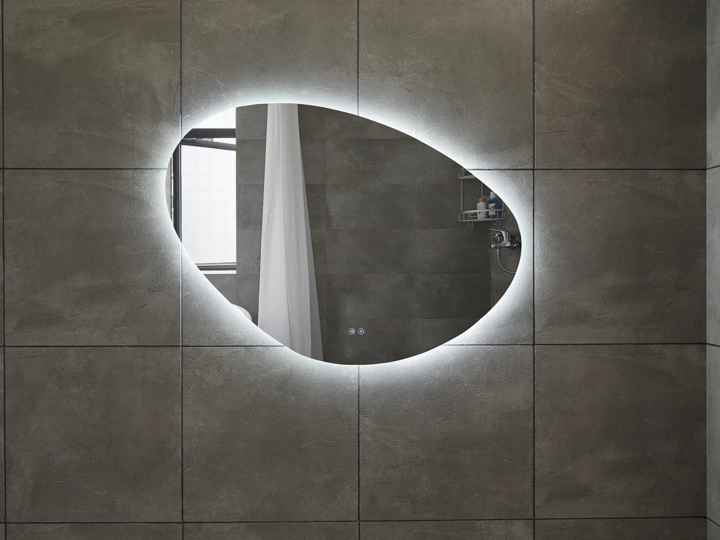 LED Badkamerspiegel - Horizontaal of verticaal - Josie 140x100cm
