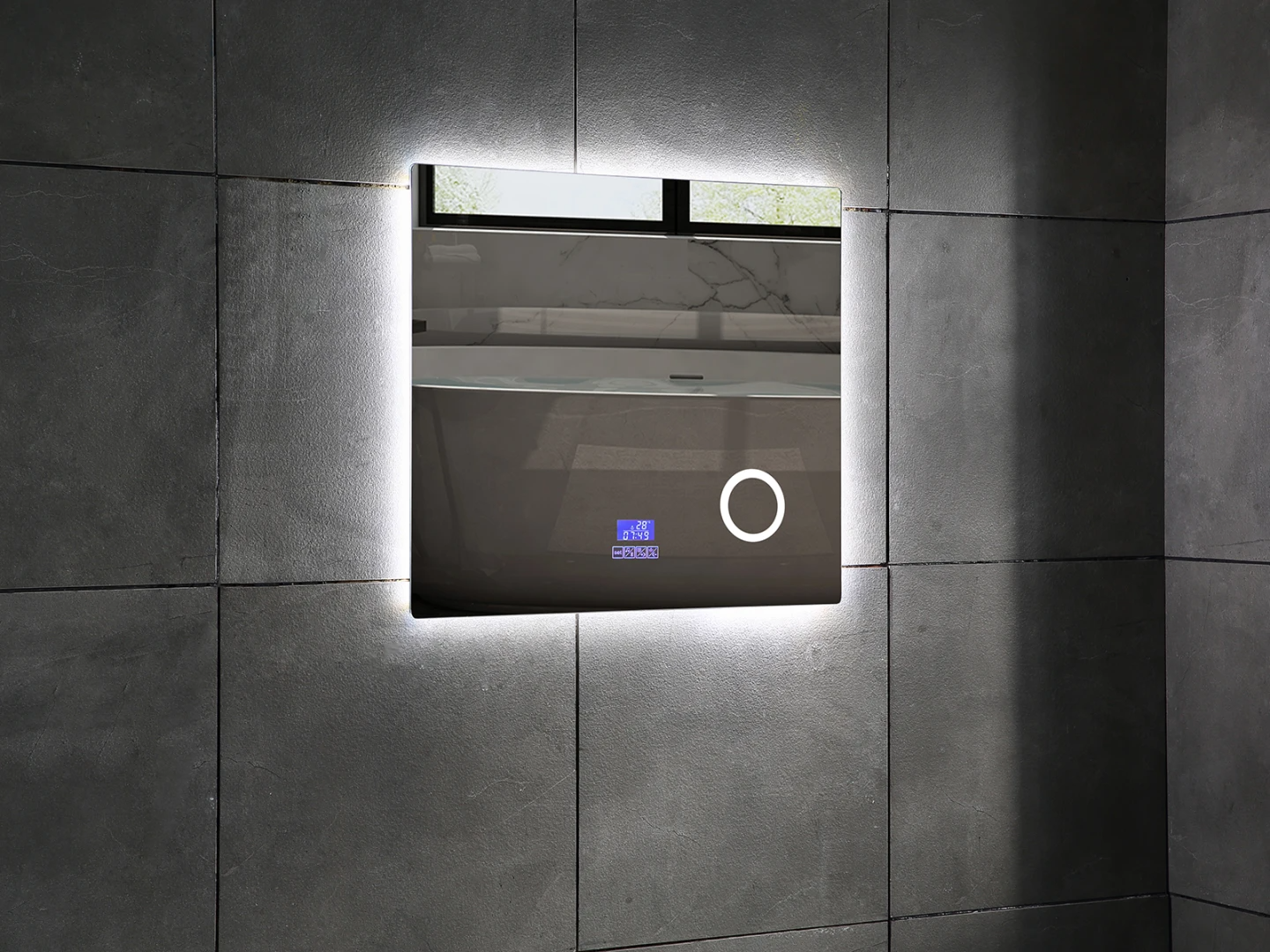 LED Badkamerspiegel - Bluetooth - Yade 80x70cm
