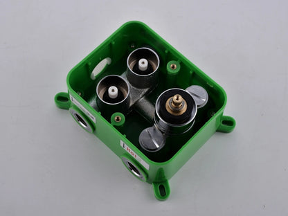 Thermostatische inbouw regendoucheset - Saga Chroom