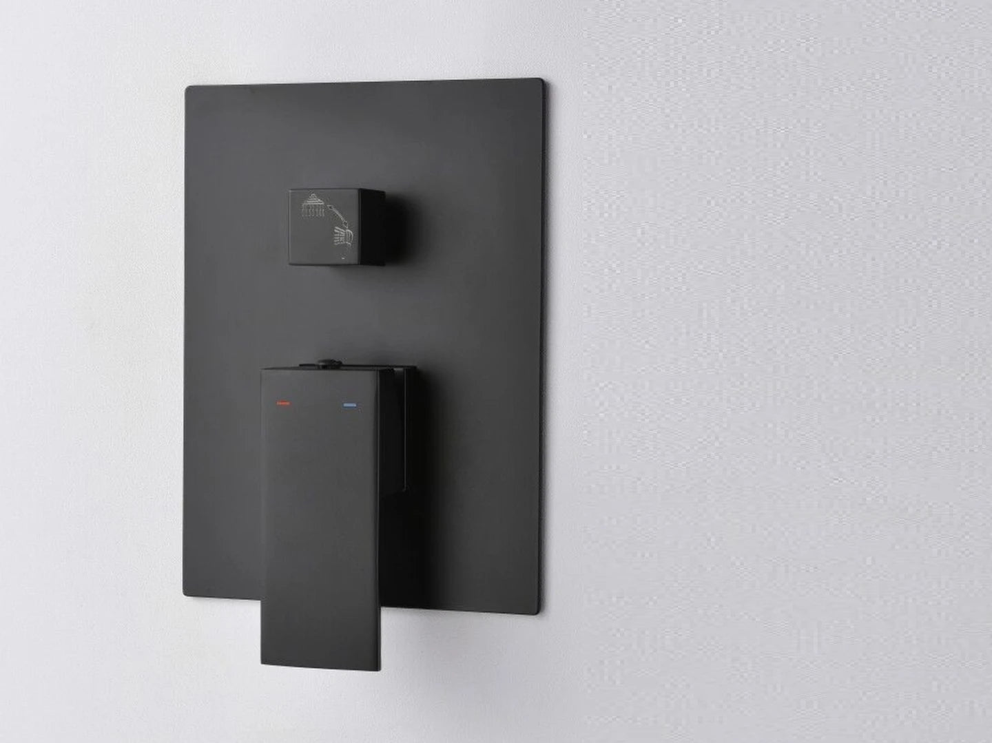 Inbouw regendoucheset - Cobra Mat zwart