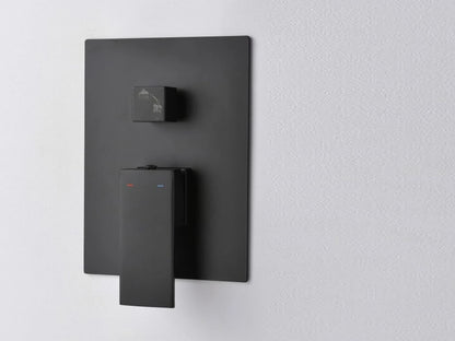 Inbouw regendoucheset - Cobra Mat zwart