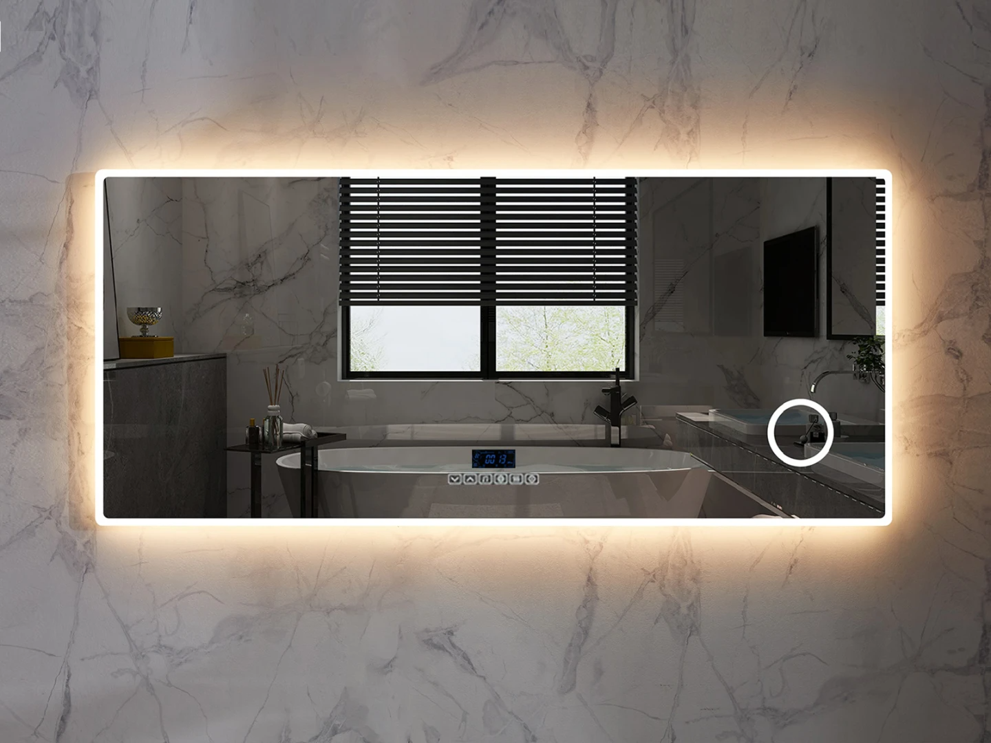 LED Badkamerspiegel - Bluetooth - Myla 150x70cm