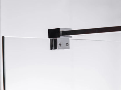 Douchewand - Mesa Chroom - verstelbaarx120x195cm
