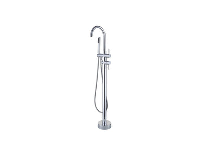 Vrijstaande badkraan - Madrid Mat zwart - 118cm