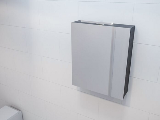 MONDIAZ CUBB Spiegelkast 60x70x16cm - Dark Brown