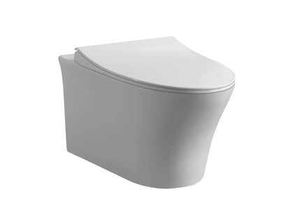 Hangend rimless toilet - Hawaii Glans wit - 53x37x36cm