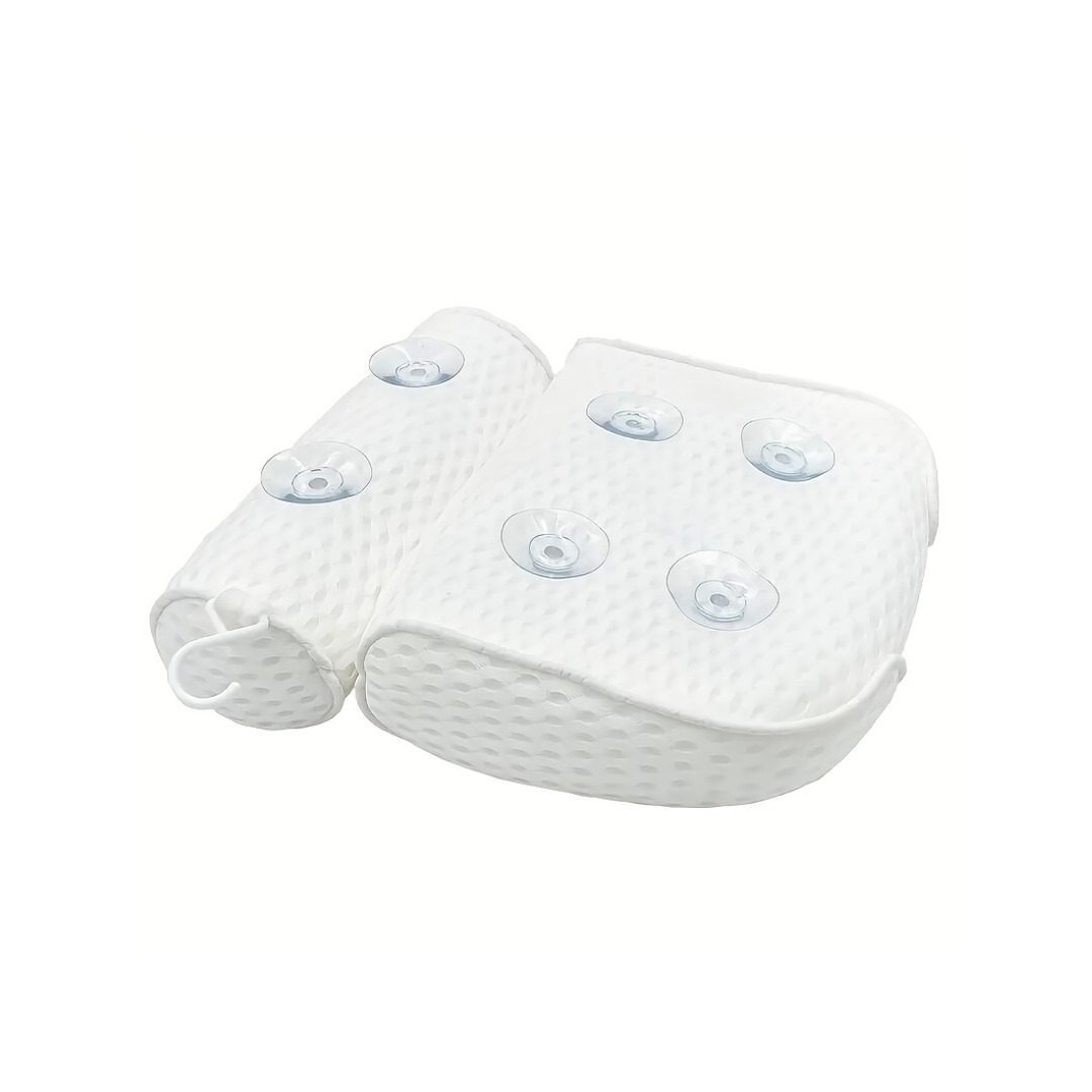 HomeEase® Badkussen met Antislip Zuignappen - Geurloos en Comfortabel Badkuipkussen