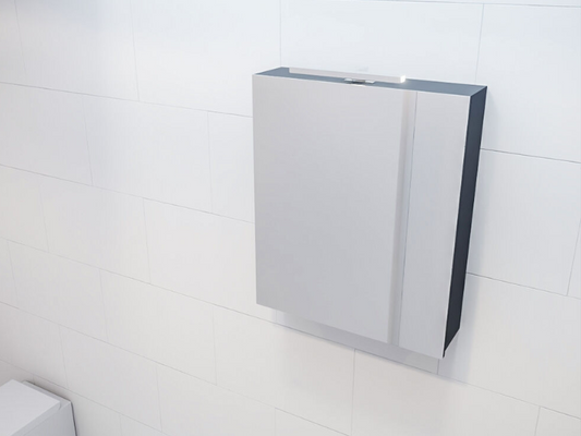 MONDIAZ CUBB Spiegelkast 60x70x16cm - Dark Grey