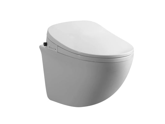 Hangend rimless toilet - Bidet - Nevada Glans wit - 54x36x36cm
