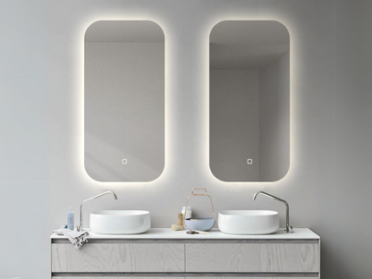 LED Badkamerspiegel Denver - Spiegelverwarming - 50x100cm