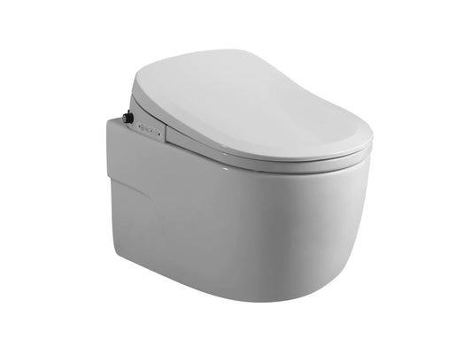 Hangend rimless toilet - Bidet - Texas Glans wit - 53x37x36cm