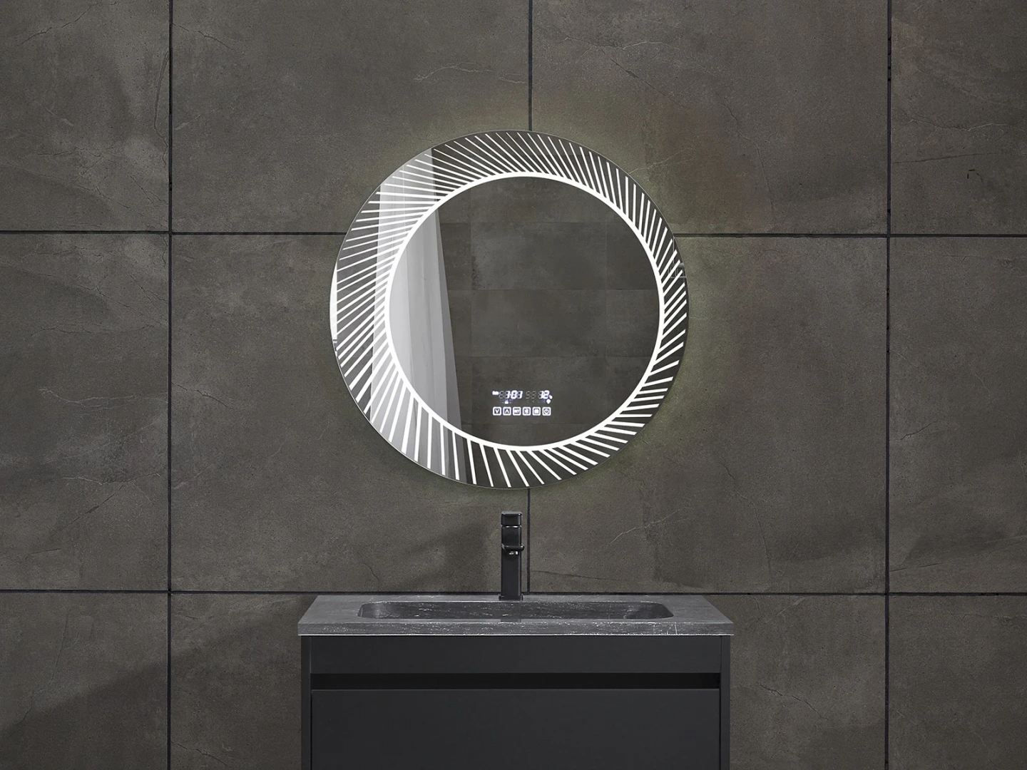 LED Badkamerspiegel - Bluetooth - Imelda 60x60cm