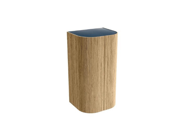 MONDIAZ - KURVE Kolomkast Badmeubel - 80cm - Oak (Eiken)