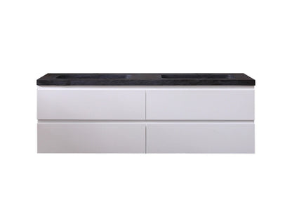 Badmeubel onderkast - Brandon Mat wit - 49x159x50cm