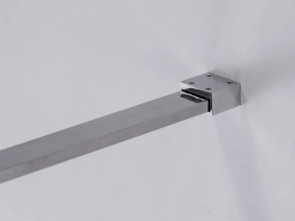 Douchewand - Mesa Chroom - verstelbaarx120x195cm