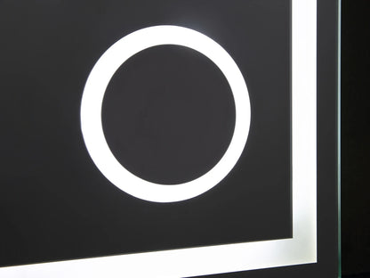 LED Badkamerspiegel - Digitale klok - Iris 160x70cm