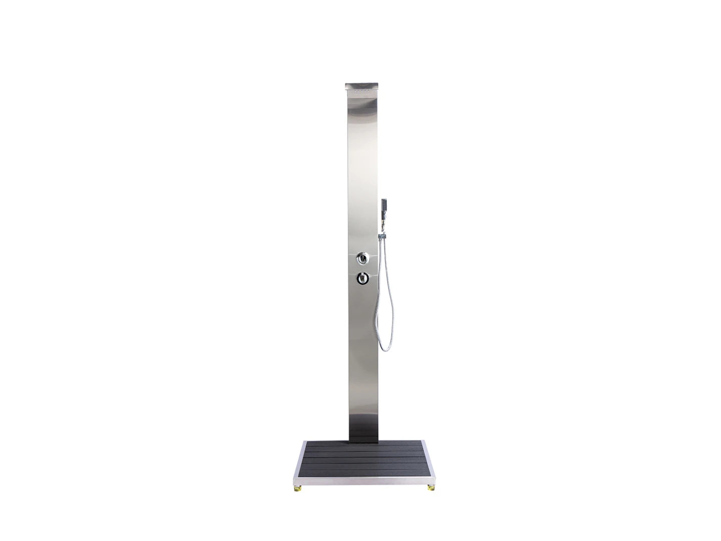 Buitendouche - Spice Geborsteld RVS - 77x77x210cm