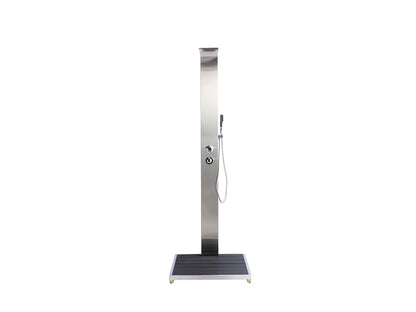 Buitendouche - Spice Geborsteld RVS - 77x77x210cm