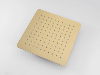 Inbouw regendoucheset - Digitaal display - Dunlin Geborsteld goud