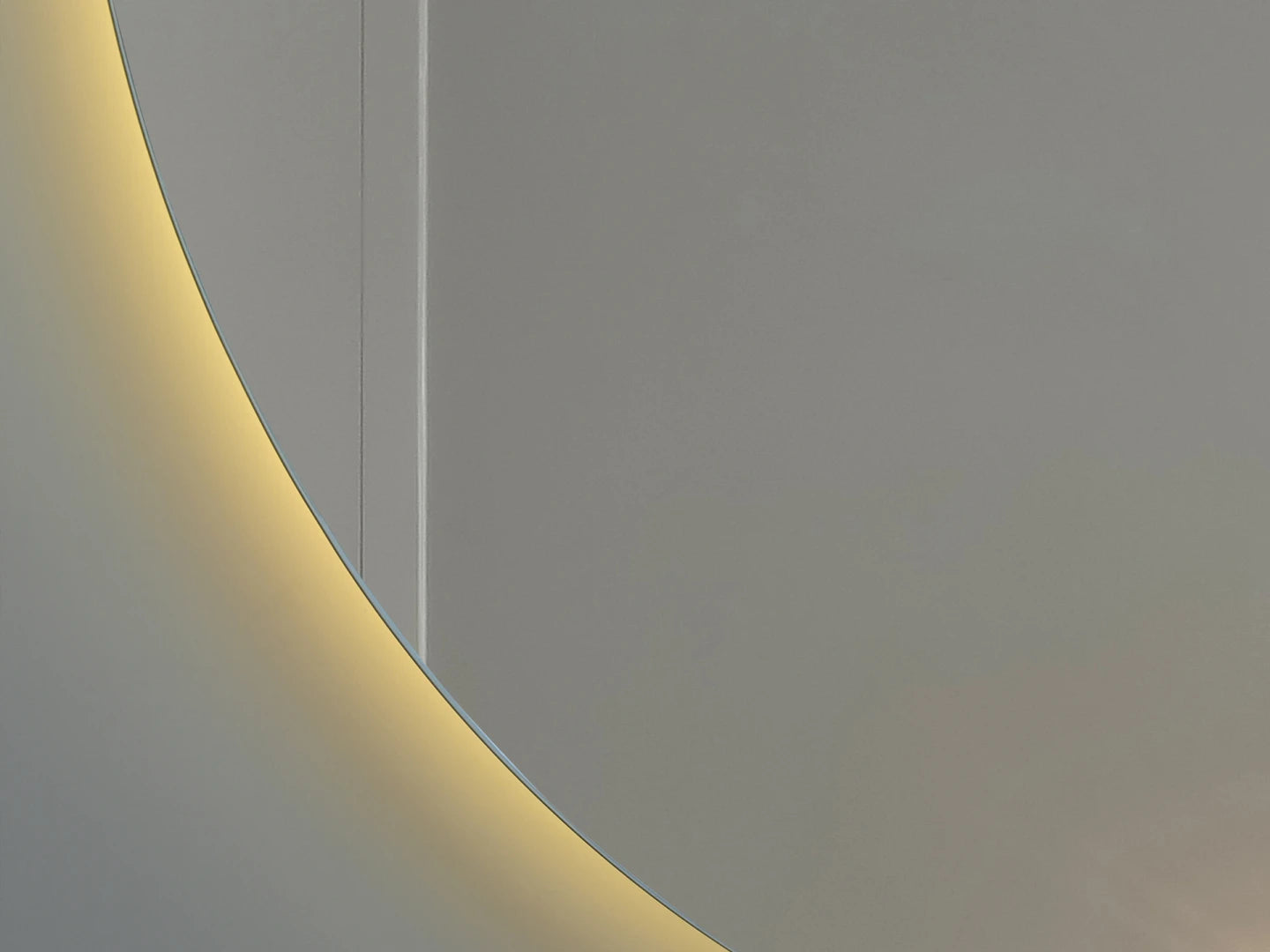 LED Badkamerspiegel - halfrond links - Jill 60x120cm