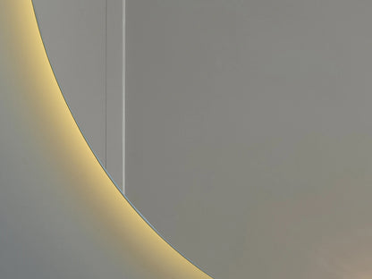 LED Badkamerspiegel - halfrond links - Jill 60x120cm