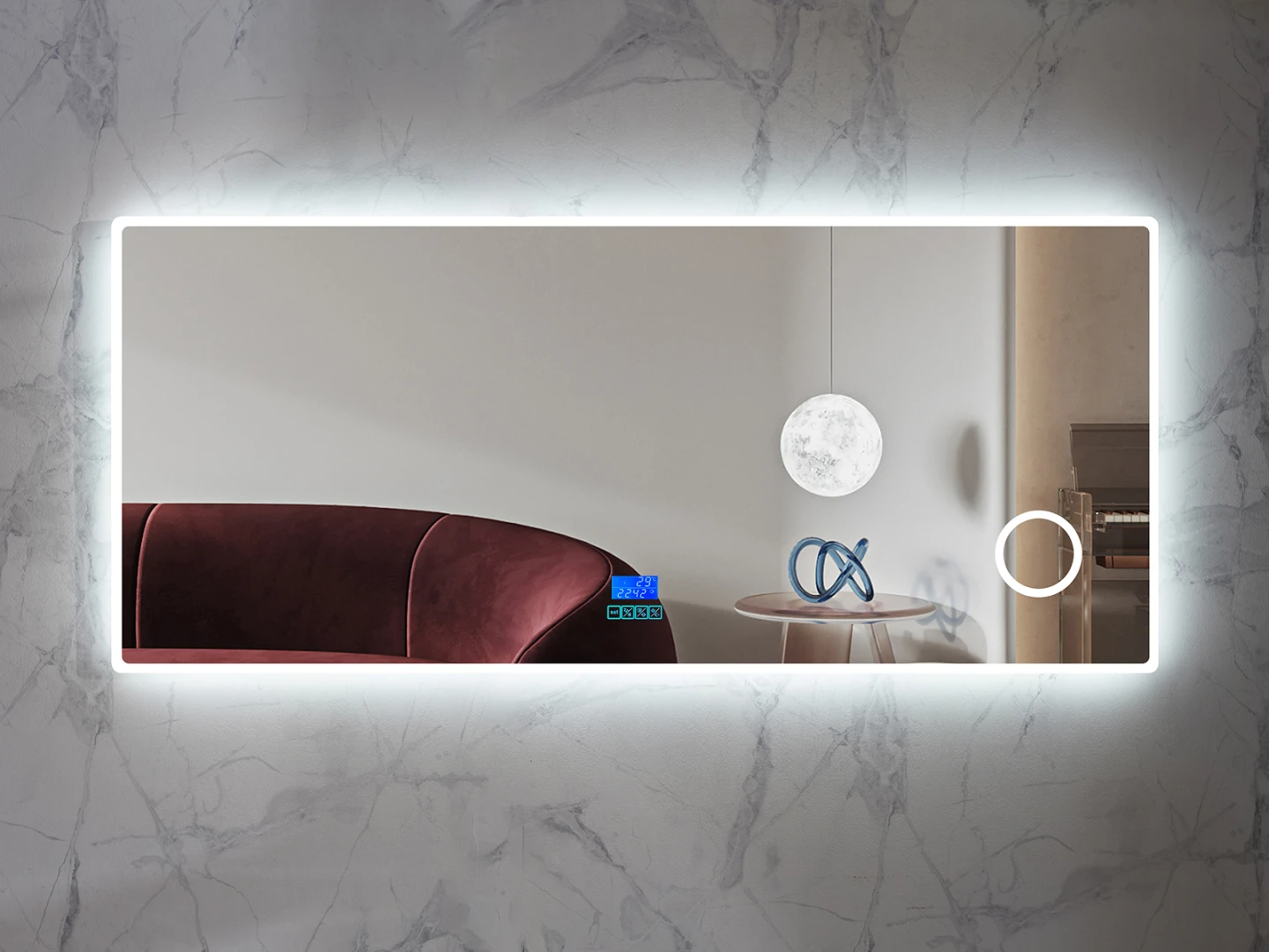 LED Badkamerspiegel - Bluetooth - Myla 150x70cm