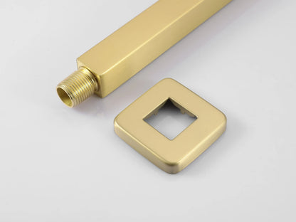 Inbouw regendoucheset - Digitaal display - Dunlin Geborsteld goud