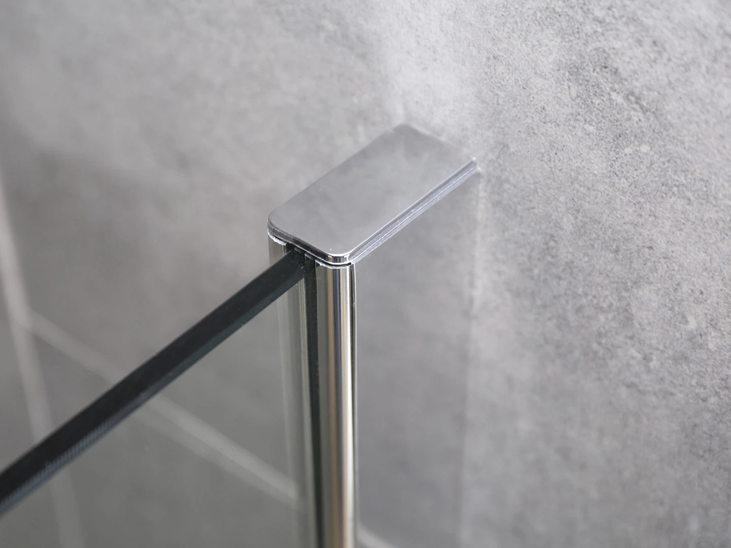Douchewand - Mesa Chroom - verstelbaarx120x195cm