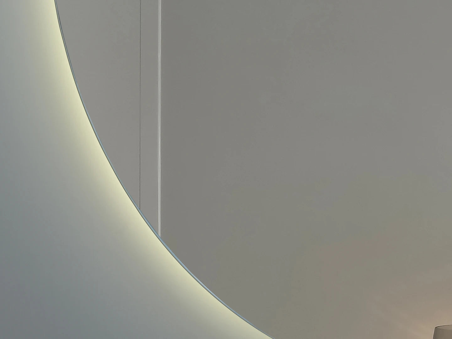 LED Badkamerspiegel - halfrond links - Jill 60x120cm