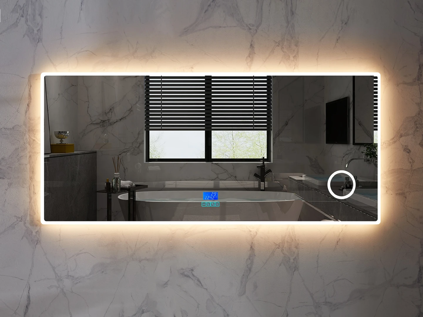 LED Badkamerspiegel - Bluetooth - Myla 150x70cm