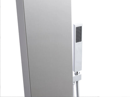 Buitendouche - Spice Geborsteld RVS - 77x77x210cm