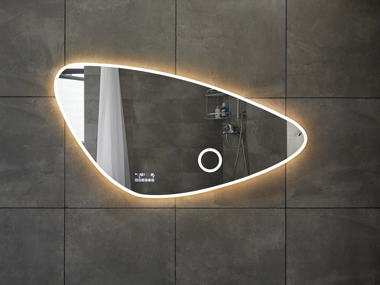 LED Badkamerspiegel - Bluetooth en speakers - Catina 140x70cm