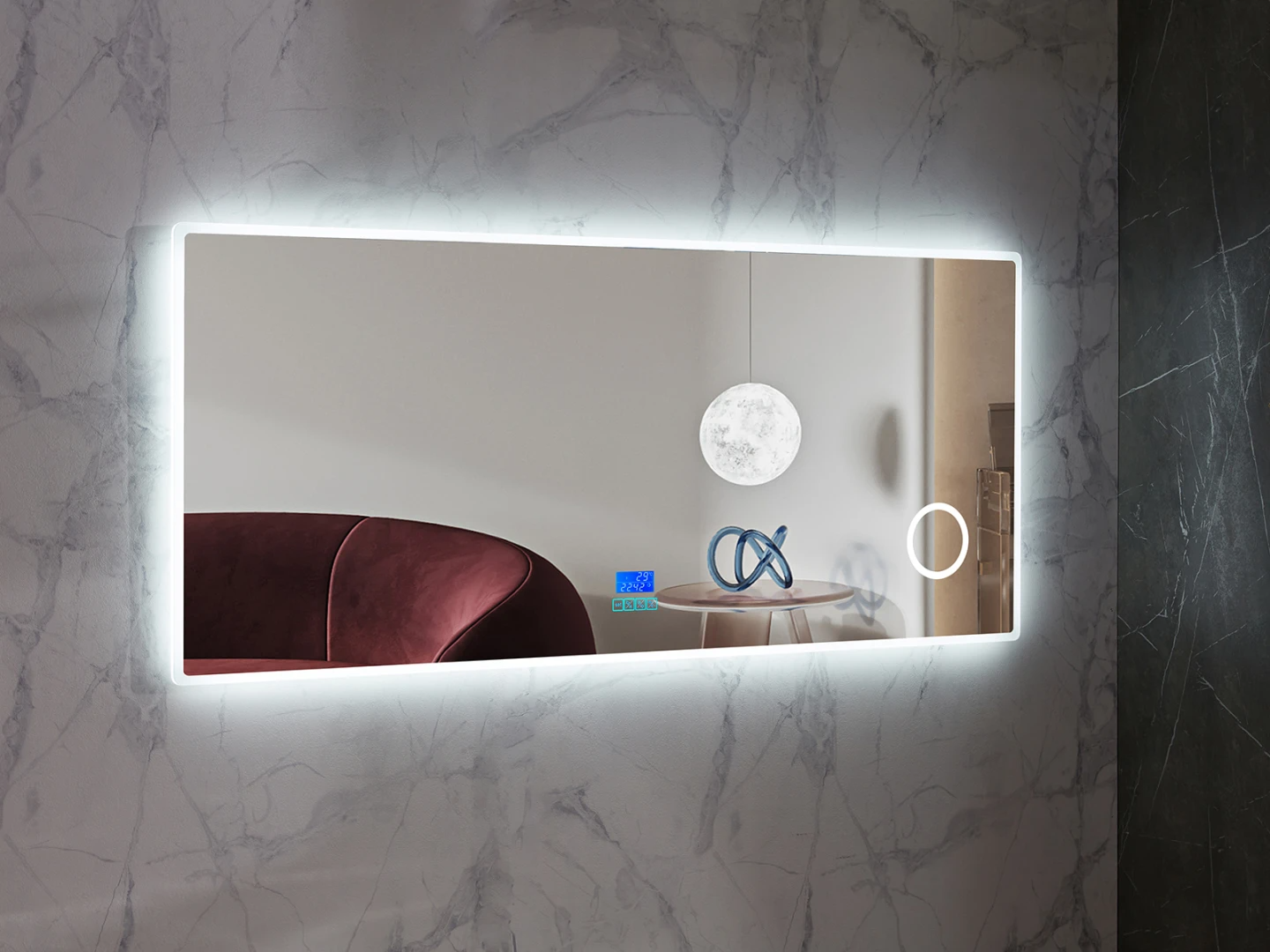 LED Badkamerspiegel - Bluetooth - Myla 150x70cm