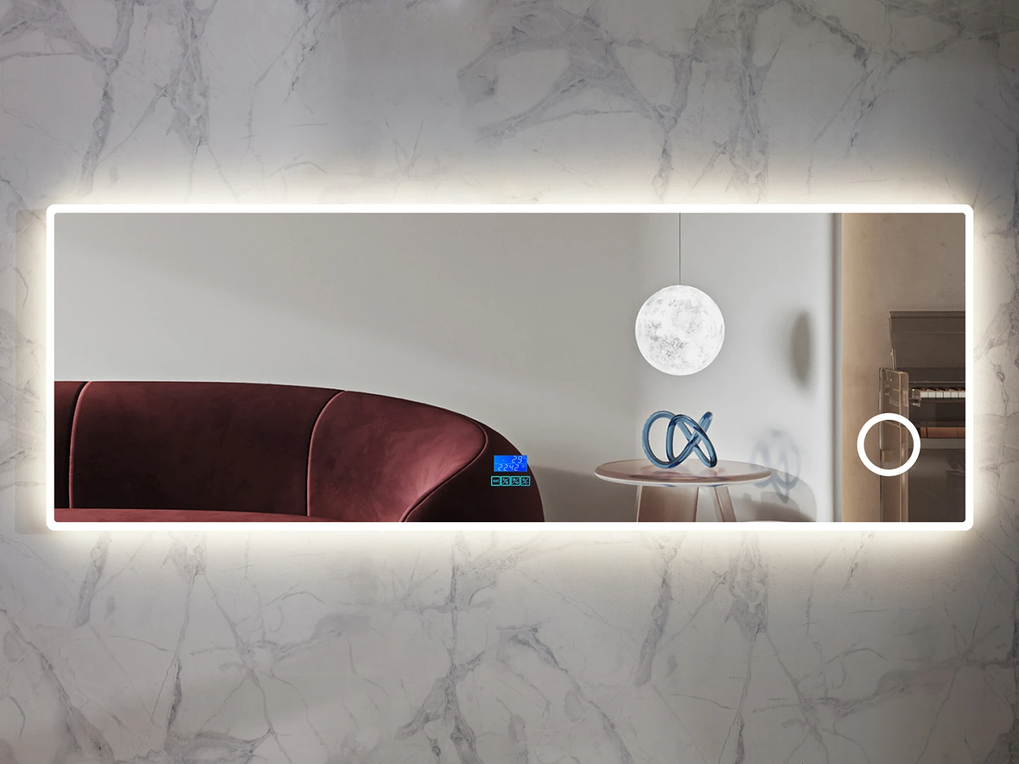 LED Badkamerspiegel - Bluetooth - Myla 200x70cm