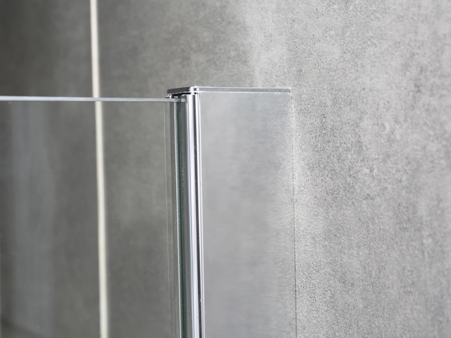 Douchewand - Mesa Chroom - verstelbaarx120x195cm