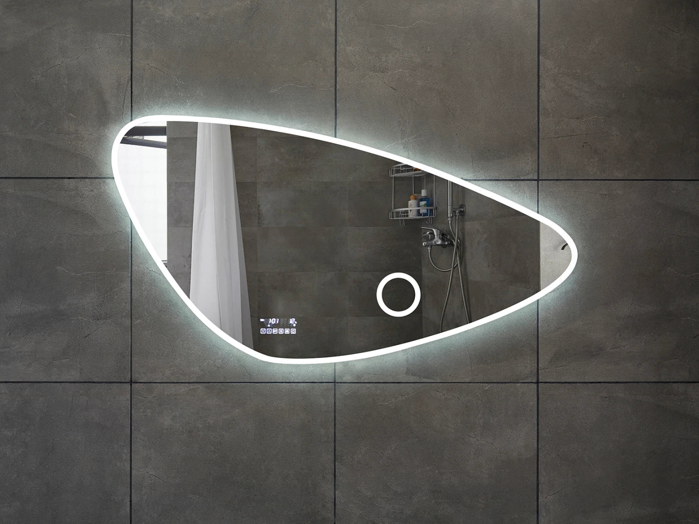 LED Badkamerspiegel - Bluetooth en speakers - Catina 140x70cm