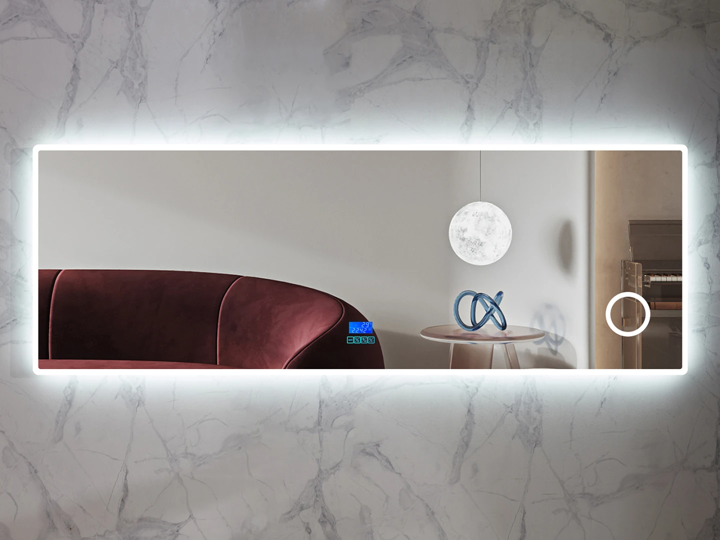 LED Badkamerspiegel - Bluetooth - Myla 200x70cm