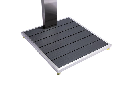 Buitendouche - Spice Geborsteld RVS - 77x77x210cm