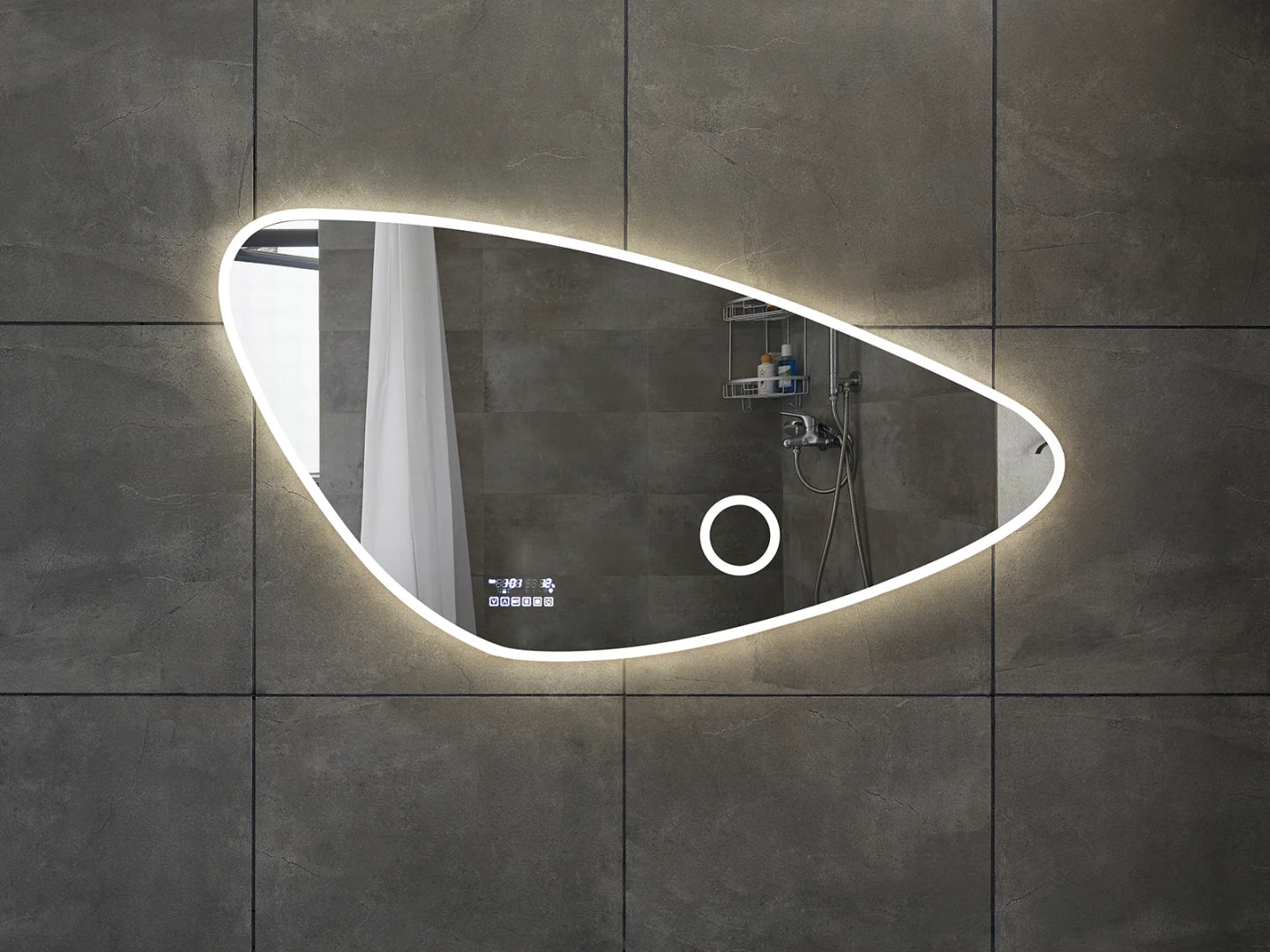 LED Badkamerspiegel - Bluetooth en speakers - Catina 140x70cm