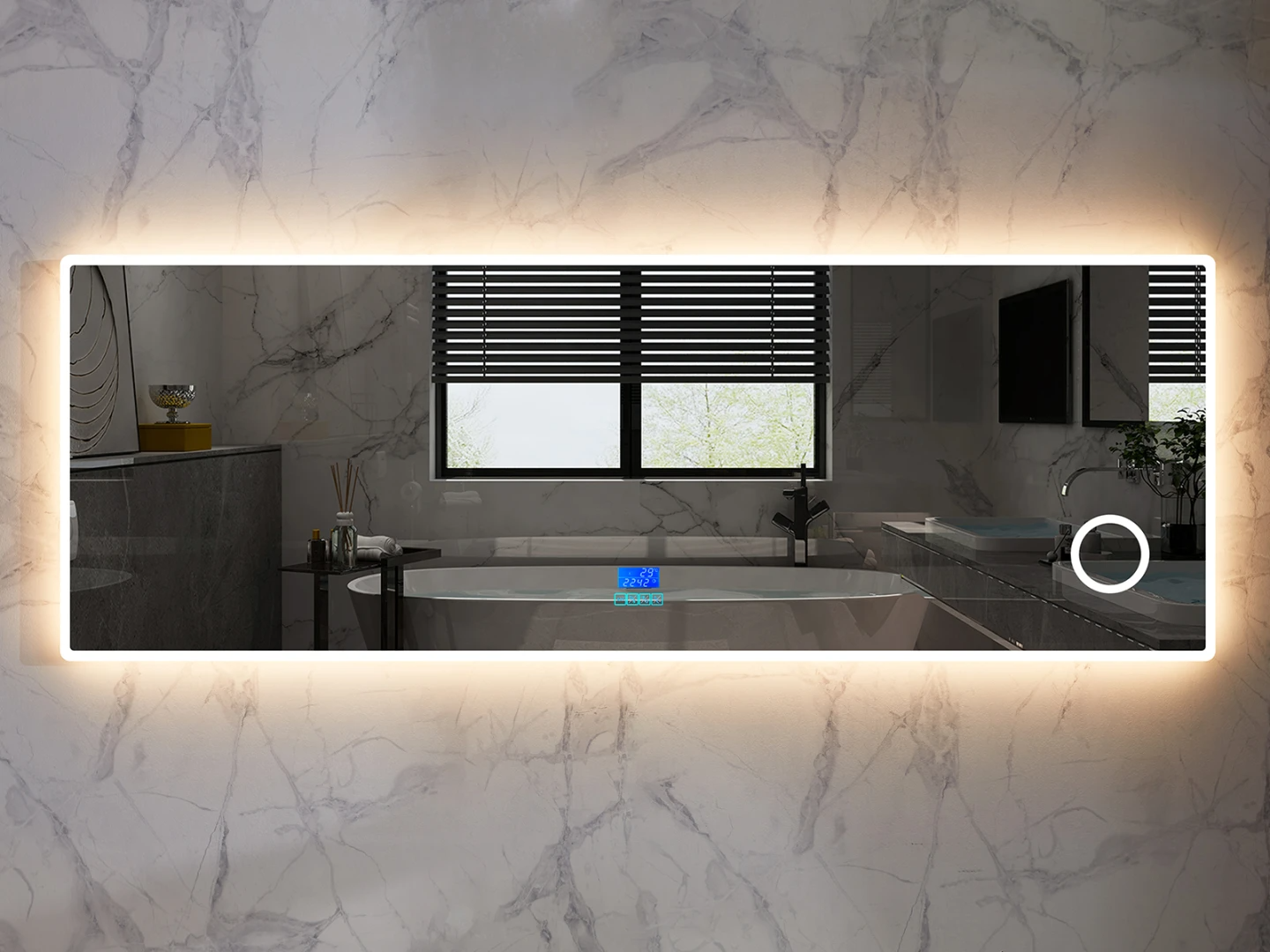 LED Badkamerspiegel - Bluetooth - Myla 200x70cm