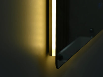 LED Badkamerspiegel - halfrond links - Jill 60x120cm