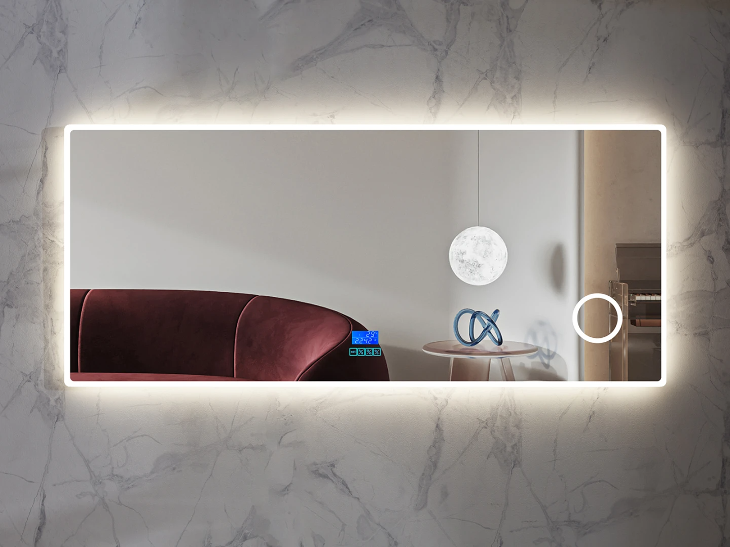 LED Badkamerspiegel - Bluetooth - Myla 150x70cm