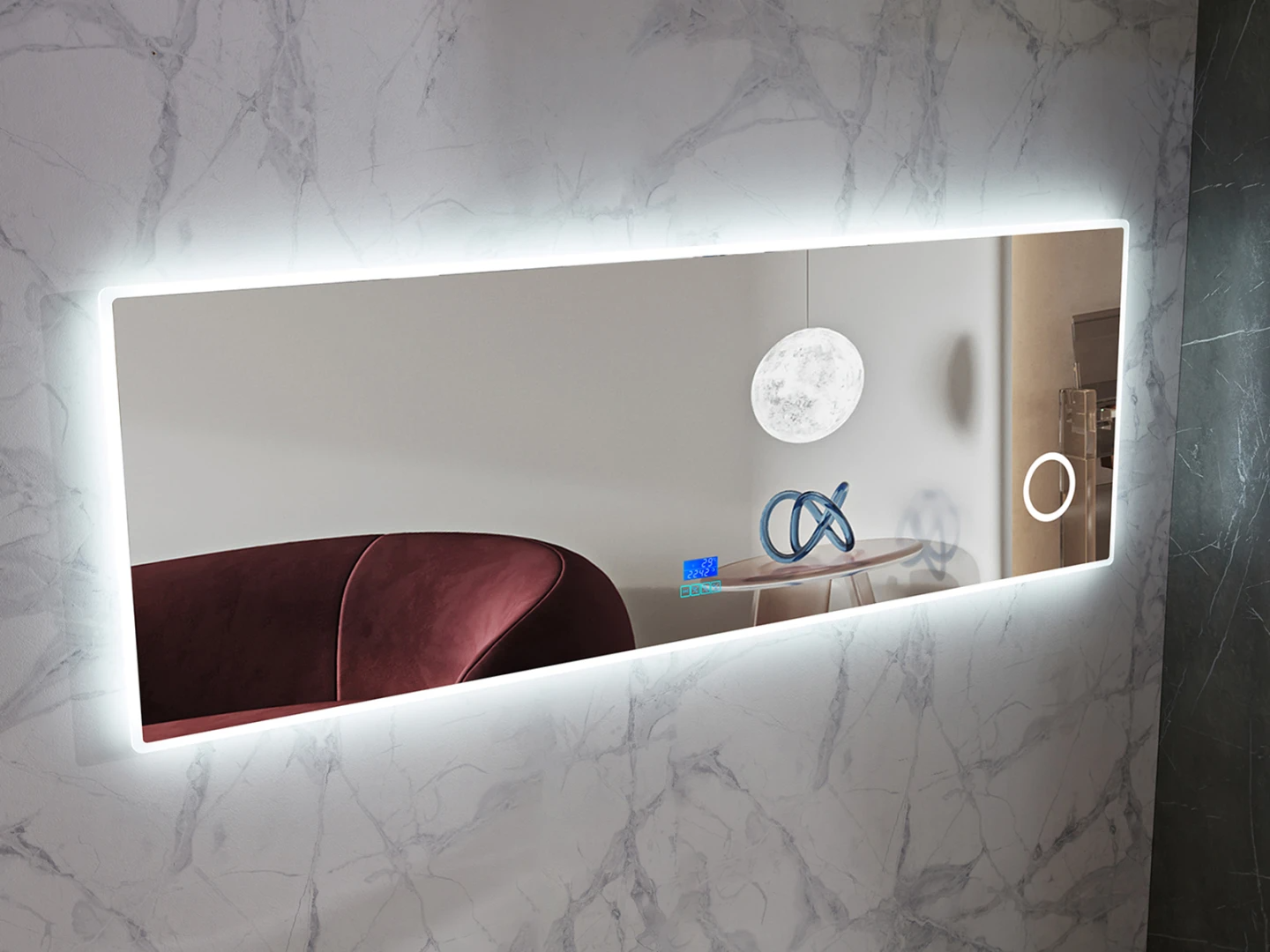 LED Badkamerspiegel - Bluetooth - Myla 200x70cm
