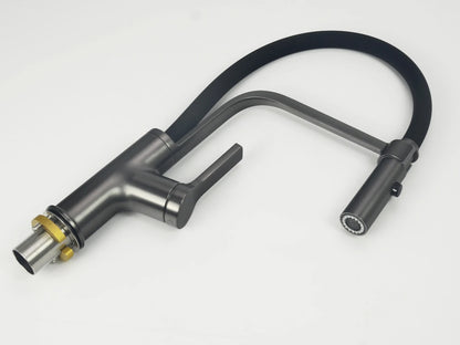 Keukenkraan - Uitneembare uitloop - Borago Gunmetal grey - 42cm