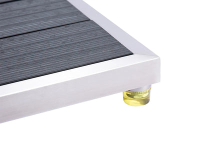 Buitendouche - Spice Geborsteld RVS - 77x77x210cm