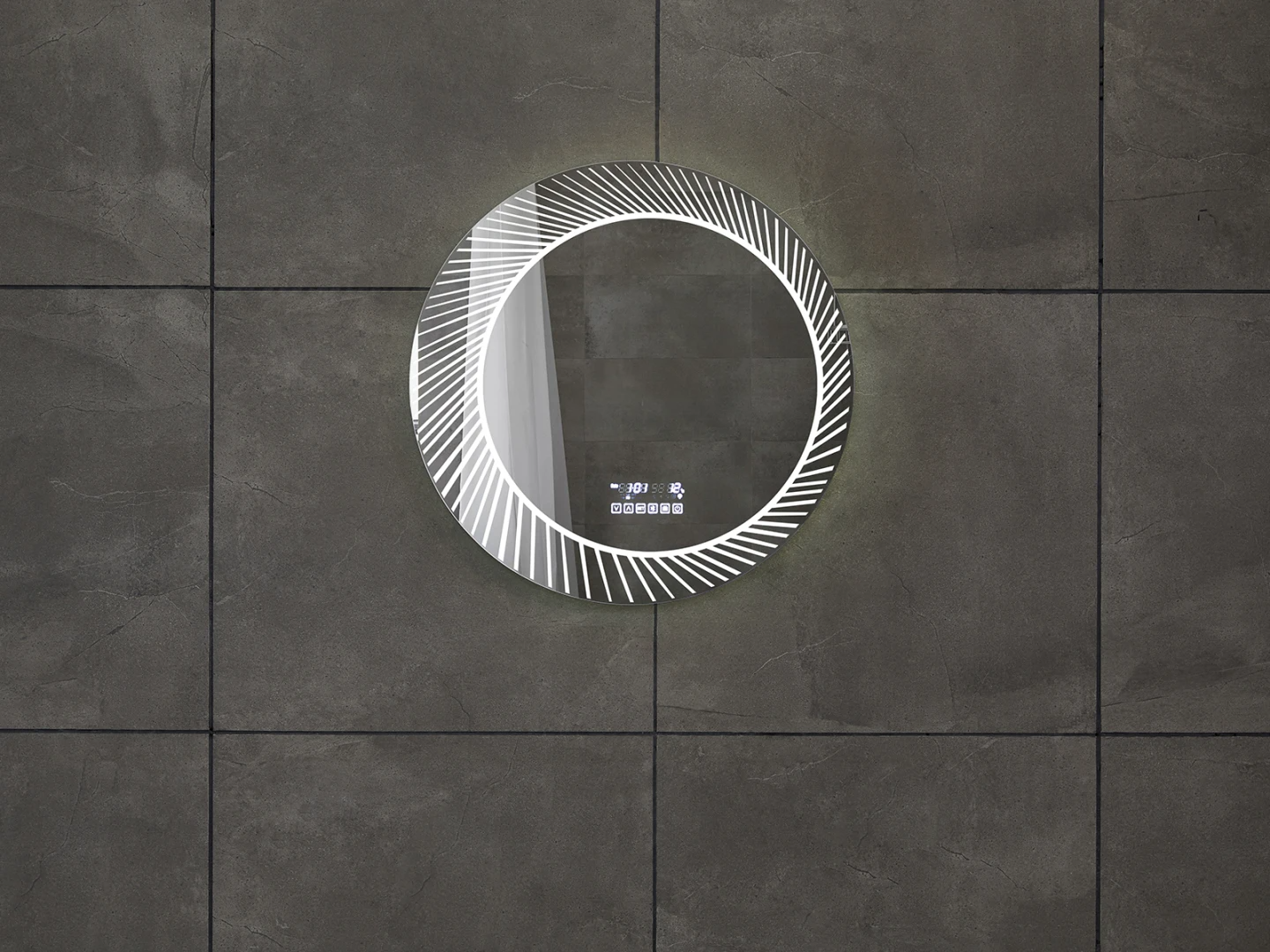 LED Badkamerspiegel - Bluetooth - Imelda 60x60cm