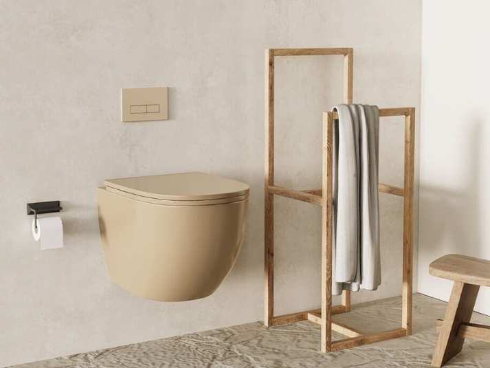Toiletpot Randloos - Itsie Licht Ivoor - Softclose Zitting