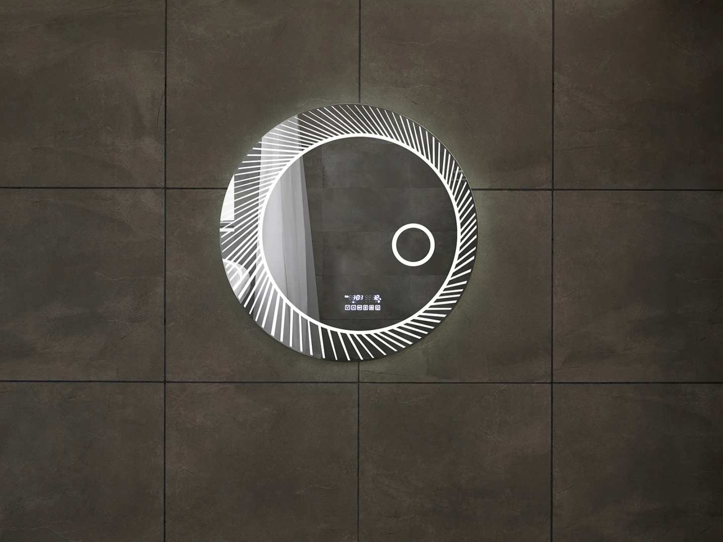 LED Badkamerspiegel - Bluetooth - Imelda 80x80cm