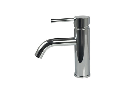Hoge wastafelkraan - Xella Geborsteld goud - 28,5cm